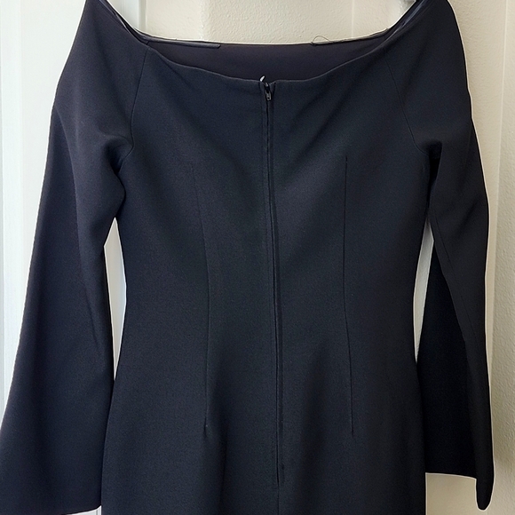 NWT KEEPSAKE Off Shoulder Cocktail Dress Black Size M YKK Zipper - Picture 7 of 12